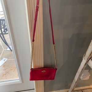Hot pink coach purse